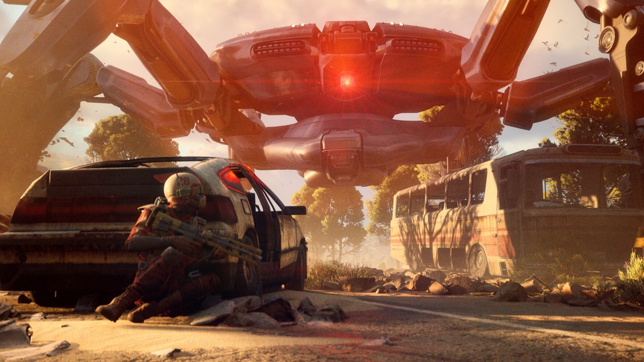 Do drzwi gracza ARC Raiders niespodziewanie zapukali policjanci. Szybko zobojętnieli, gdy zobaczyli, co zrobił, źródło grafiki: Embark Studios.