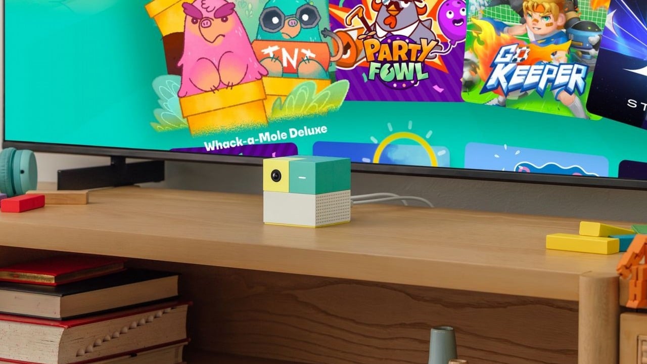 Konsola AI do grania we Fruit Ninja na telewizorze sprzedaje się lepiej od PS5, źródło grafiki: Nex; materiały promocyjne.