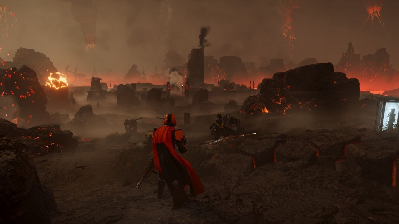 W Helldivers 2 wyzwolimy ropę z rąk złowieszczych Automatów. A to wszystko na nowych planetach dodanych w nagłej aktualizacji, źródło grafiki: Arrowhead Game Studios.