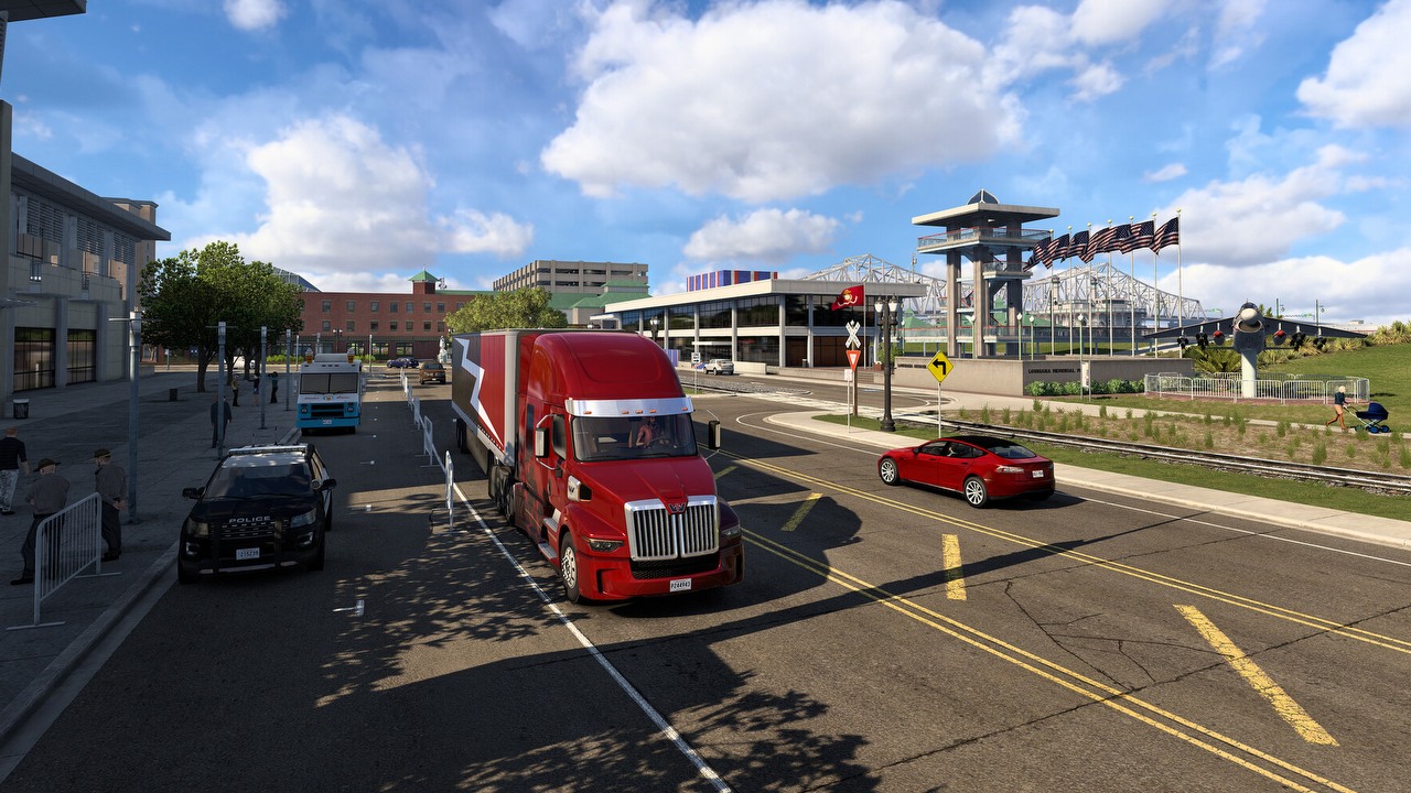 Popularny symulator ciężarówki pozostawił w graczach wielki niedosyt. Przez jedną rzecz ATS: Luizjana nie może się równać z ETS2: Nordic Horizons, źródło grafiki: SCS Software.