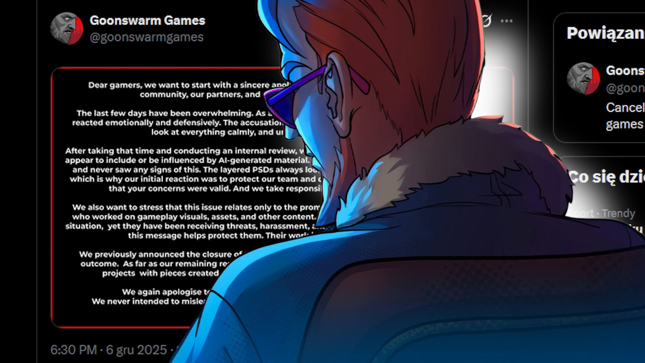 „Mafia anty-AI zniszczyła sztukę". Deweloper oskarżył graczy o upadek, ale ostatecznie musiał ich przeprosić, ponieważ prawda okazała się inna, źródło grafiki: Running with Scissors.