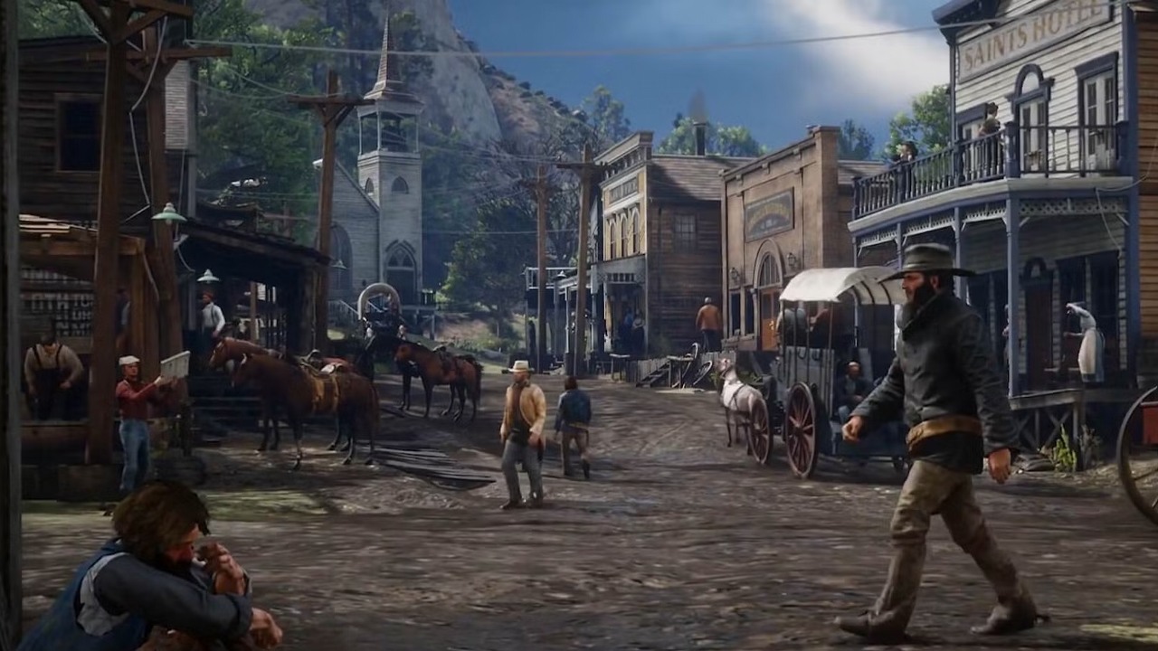 Rockstar przesadził z realizmem w otwartym świecie? Eksperyment w Red Dead Redemption 2 ujawnił szokujący poziom detali, źródło grafiki: Rockstar Games / Take-Two Interactive..