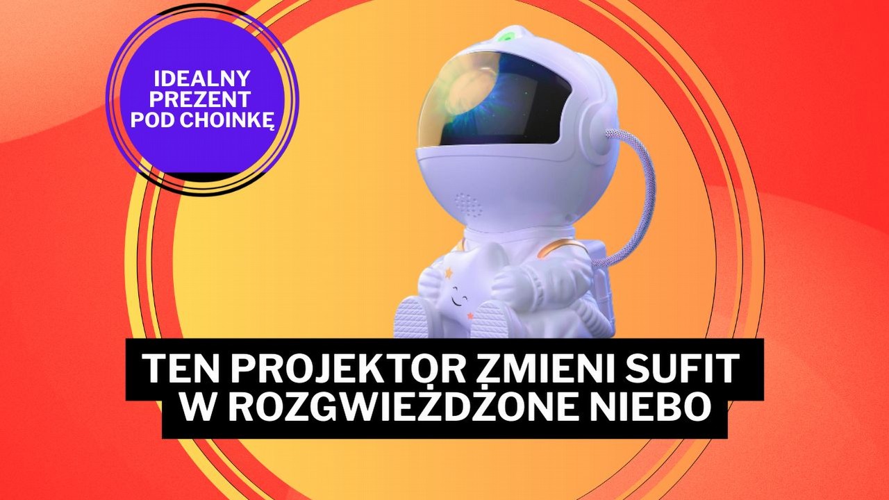 Znalazłem idealny prezent na święta. Nie kosztuje nawet 40 zł na Amazonie - to gwiezdna lampa, która zamienia pokój w nocne niebo, źródło grafiki: Amazon.pl.