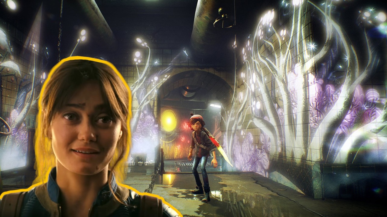 Gwiazda Fallouta, Ella Purnell, ma wyraźny gust i woli grać w prawie zapomnianą grę ekskluzywną dla PS4 niż w GTA 6, źródło grafiki: Prime Video, PixelOpus.