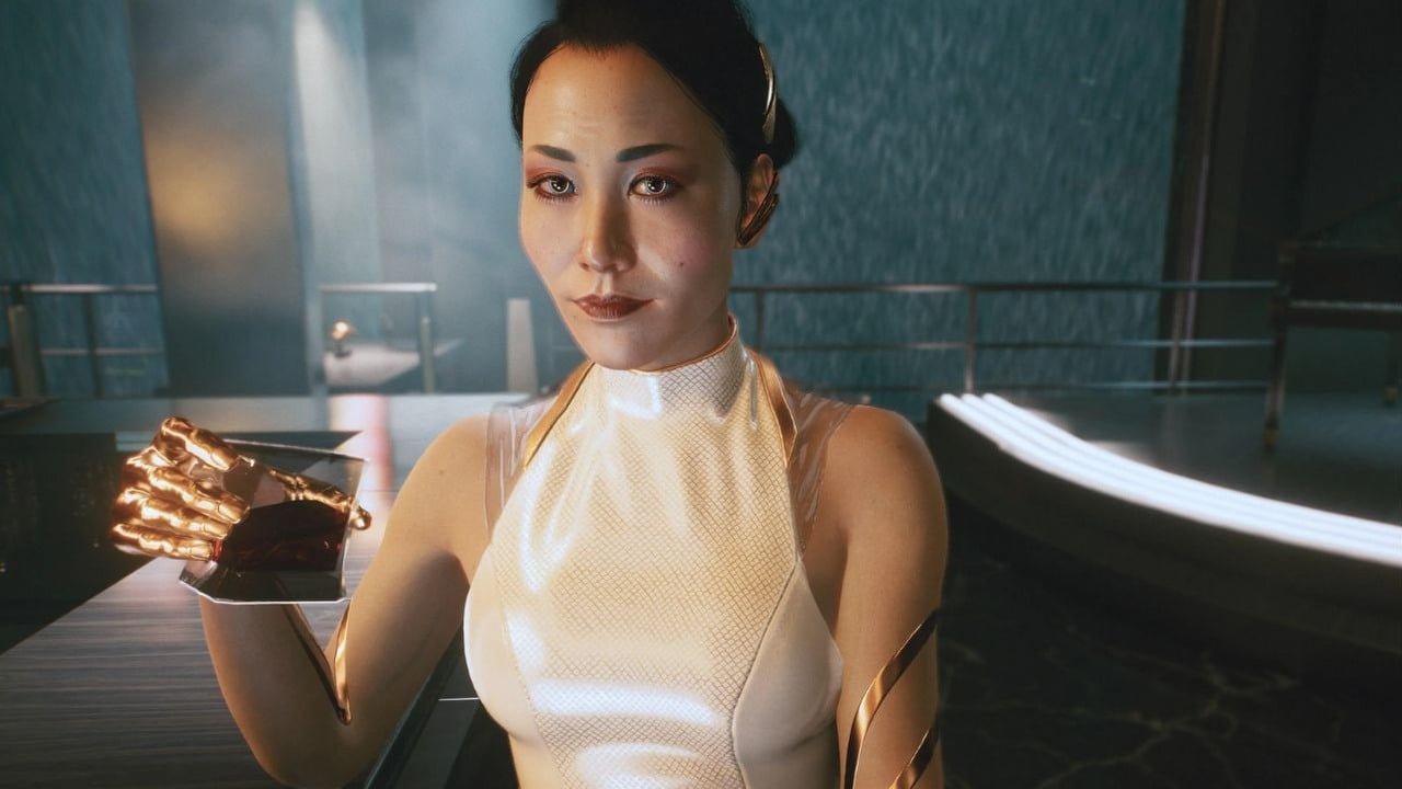 Twórcy Cyberpunka 2077 wiedzą, że olewacie wizytę u Hanako. Królowa Arasaki postanowiła wam o sobie przypomnieć, źródło grafiki: CD Projekt RED.