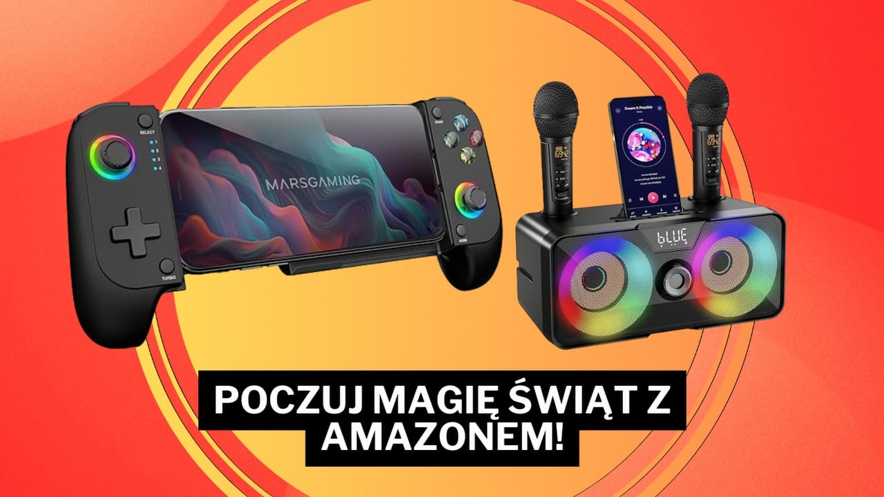 Najlepsze okazje Amazona na świąteczne prezenty - maszyna do karaoke i ulubiona opaska użytkowników w niższych cenach, źródło grafiki: Amazon.