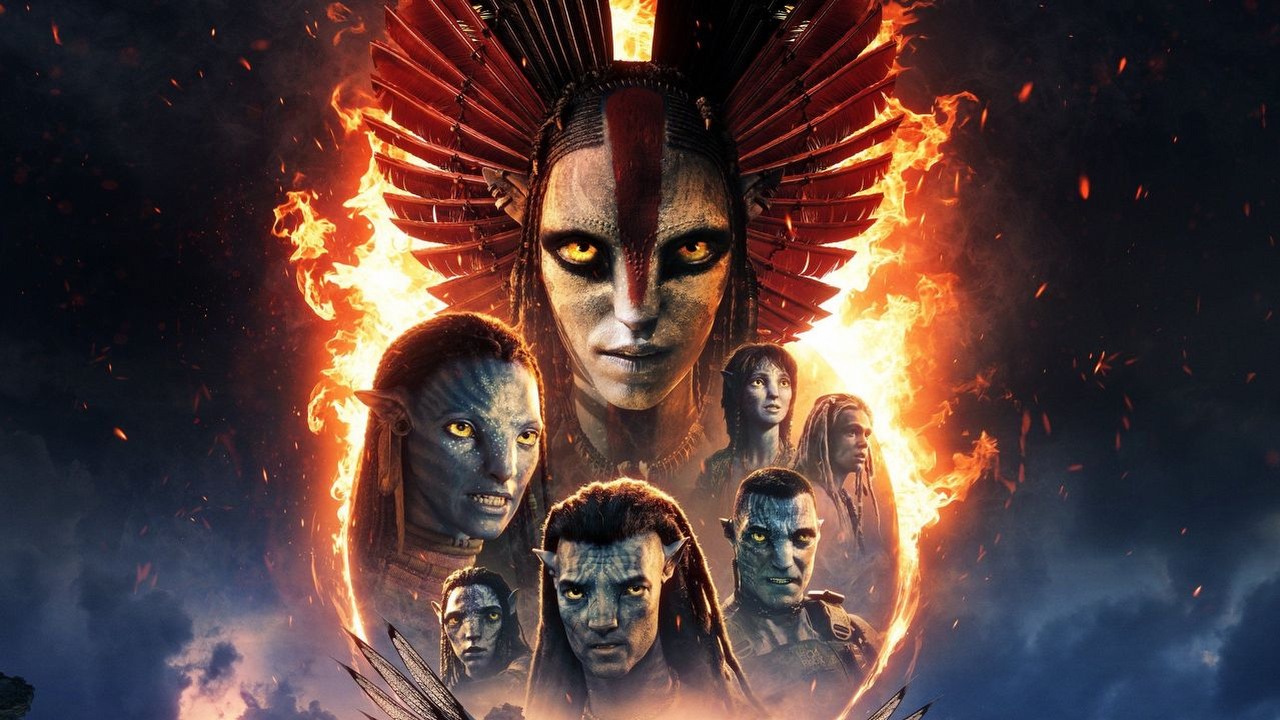 Avatar 3 bez rekordu w box office, choć zarabia miliony. Zachwyceni widzowie nie zgadzają się z krytykami i dają dziełu sci-fi aż 91% na Rotten Tomatoes, źródło grafiki: Avatar: Ogień i popiół, James Cameron, 20th Century Studios, 2025.