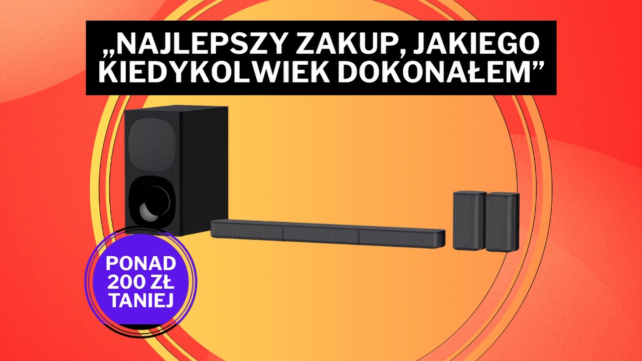 Chodzenie do kina traci sens. Z tym 400-watowym soundbarem 5.1 domowe seanse będą niezapomnianym przeżyciem, źródło grafiki: Sony.