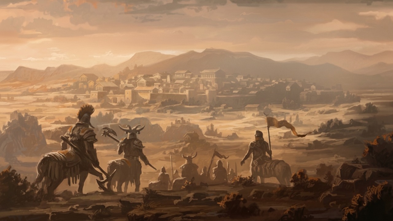 Dostąpisz zaszczytu, o którym marzą śmiertelnicy. W 3. Rozdziale Titan Quest 2 otworzy bramy mitycznego Olimpu, źródło grafiki: Grimlore Games.