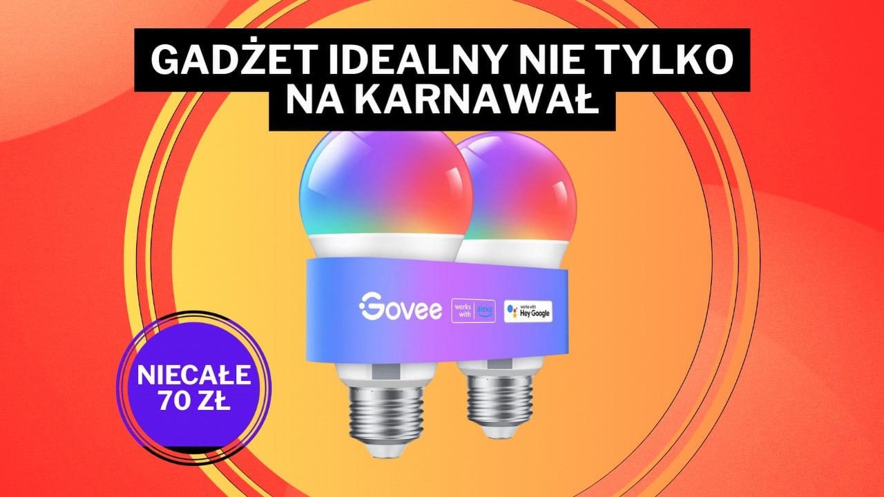 W tej cenie „najlepsza żarówka w historii” może być hitem 2026 roku. Za niecałe 70 zł zmienia dom w lokum z przyszłości, źródło grafiki: Govee.