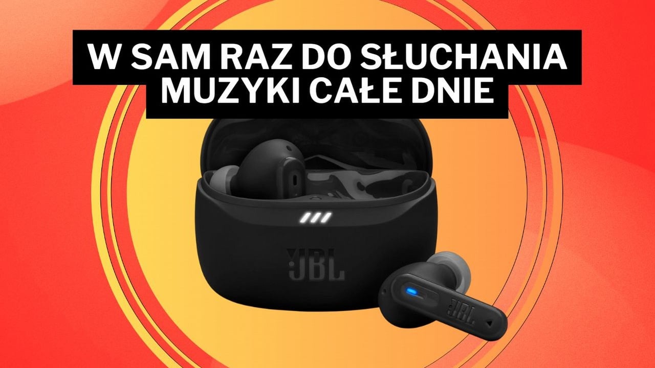 Czy to słuchawki z najlepszym ANC do 300 zł? Podobno „działa jak za dotknięciem magicznej różdżki”, a to nie koniec zalet, źródło grafiki: JBL.
