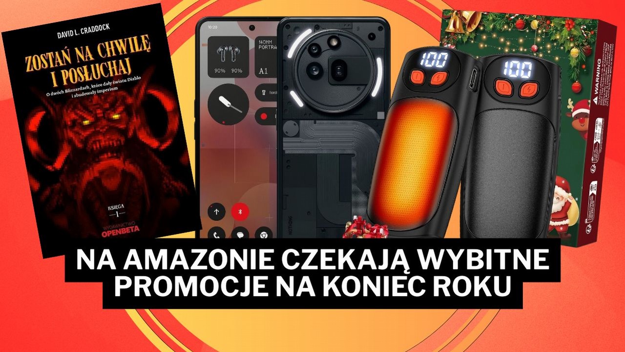 Świetna książka o twórcach Diablo i potężna ładowarka 100 W - najlepsze okazje na Amazonie, źródło grafiki: Amazon.pl.