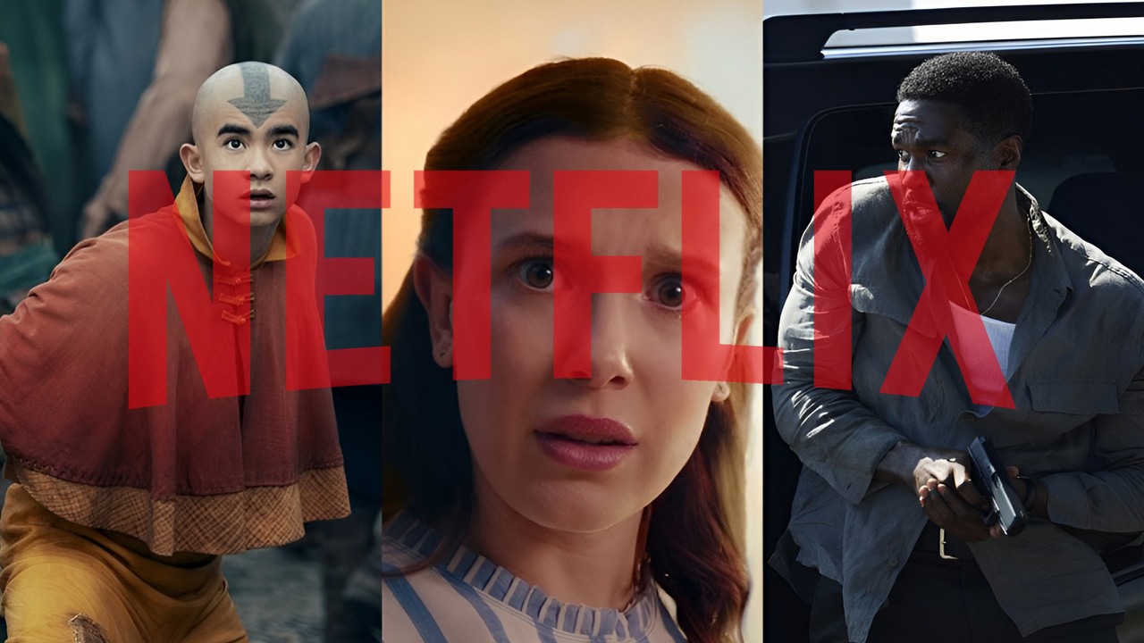 Netflix ujawnia najważniejsze filmy i seriale na 2026 rok. Ponad 20 produkcji, które zdominują listy przebojów: mnóstwo akcji, kryminały, przygoda i fantasy, źródło grafiki: Enola Holmes 3, Philip Barantini, Netflix, 2026 / Awatar: Ostatni władca wiatru, Albert Kim, Netflix, 2026  / Człowiek w ogniu, Netflix, 2026.