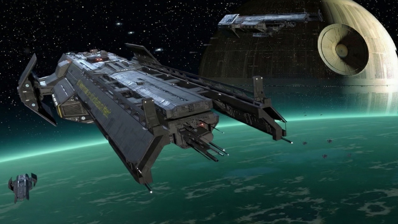 W Helldivers 2 pojawi się Gwiazda Pokoju, która stanie na straży demokracji równie dobrze co Gwiazda Śmierci, źródło grafiki: Arrowhead / Lucasfilm.