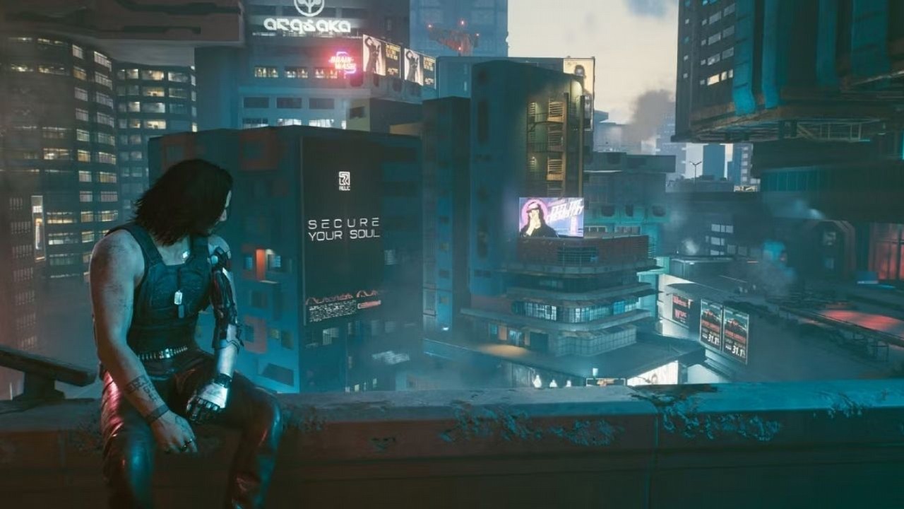 Po opinii o zakończeniach Cyberpunka 2077 ze strony jednego z twórców, fani nie wiedzą czy ogłaszać żałobę, czy brać to za żart, źródło grafiki: CD Projekt RED.