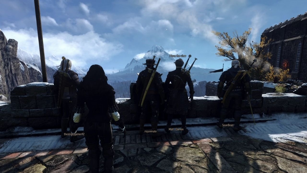 W Wiedźmina 3 możecie teraz „grać” ze znajomymi w multiplayerze, choć na razie to bardziej test możliwości RPG-a, źródło grafiki: rejuvenate.