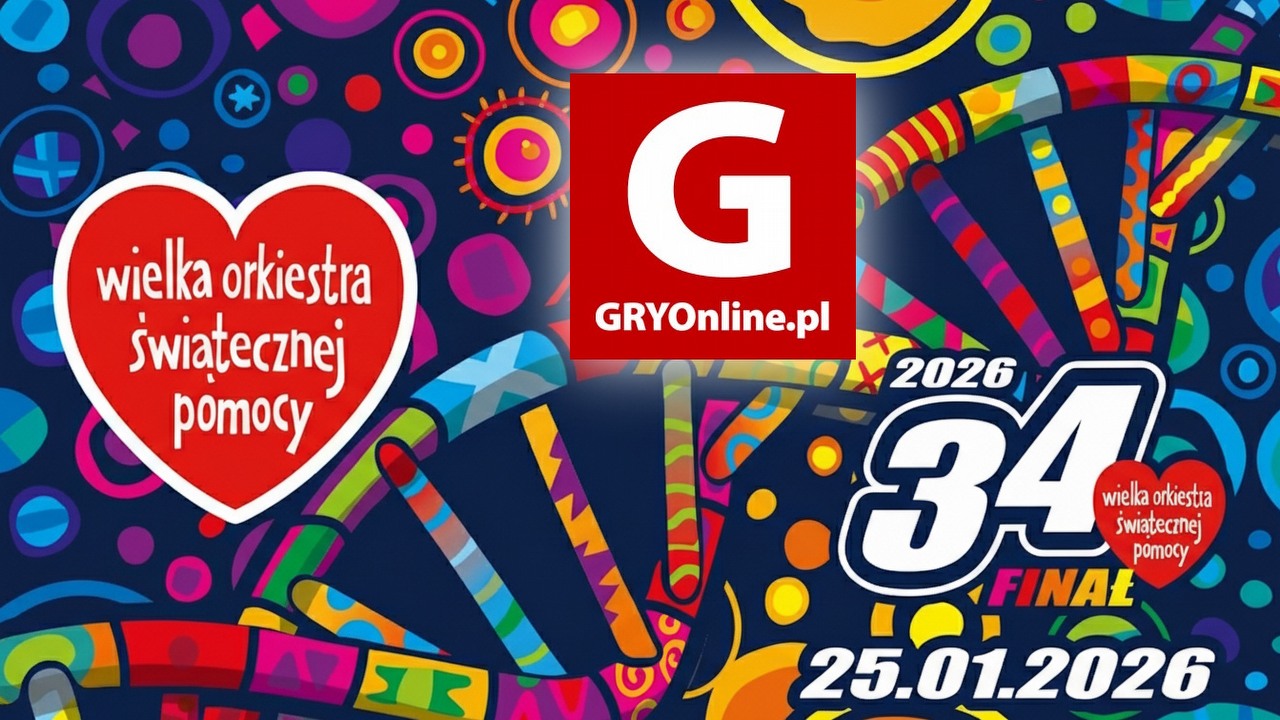 GRYOnline.pl gra na 34. Finale WOŚP! Weź udział w aukcjach i wspomóż szczytny cel, źródło grafiki: WOŚP / własne.