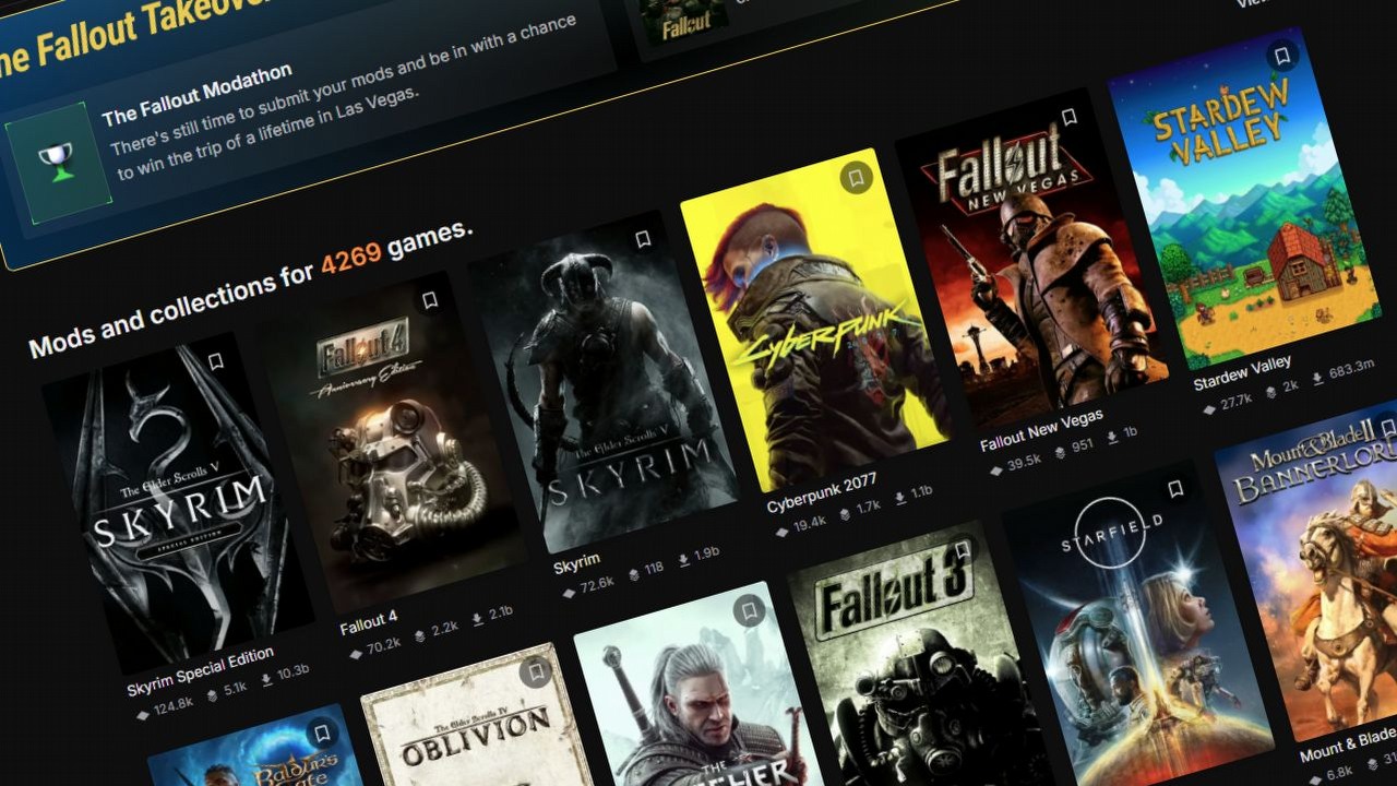 Nexus Mods złożyło do grobu swojego mod managera. To koniec łatwego modowania poza Windowsem, źródło grafiki: Nexus Mods.