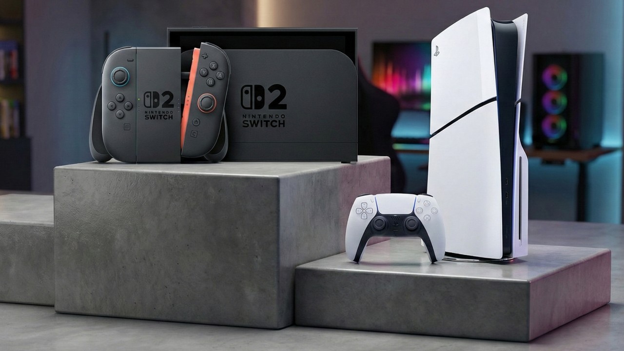 Switch 2 zdeklasował PS5 i pierwszego Switcha w sprzedaży za 2025 rok według analityka, źródło grafiki: Gemini AI.