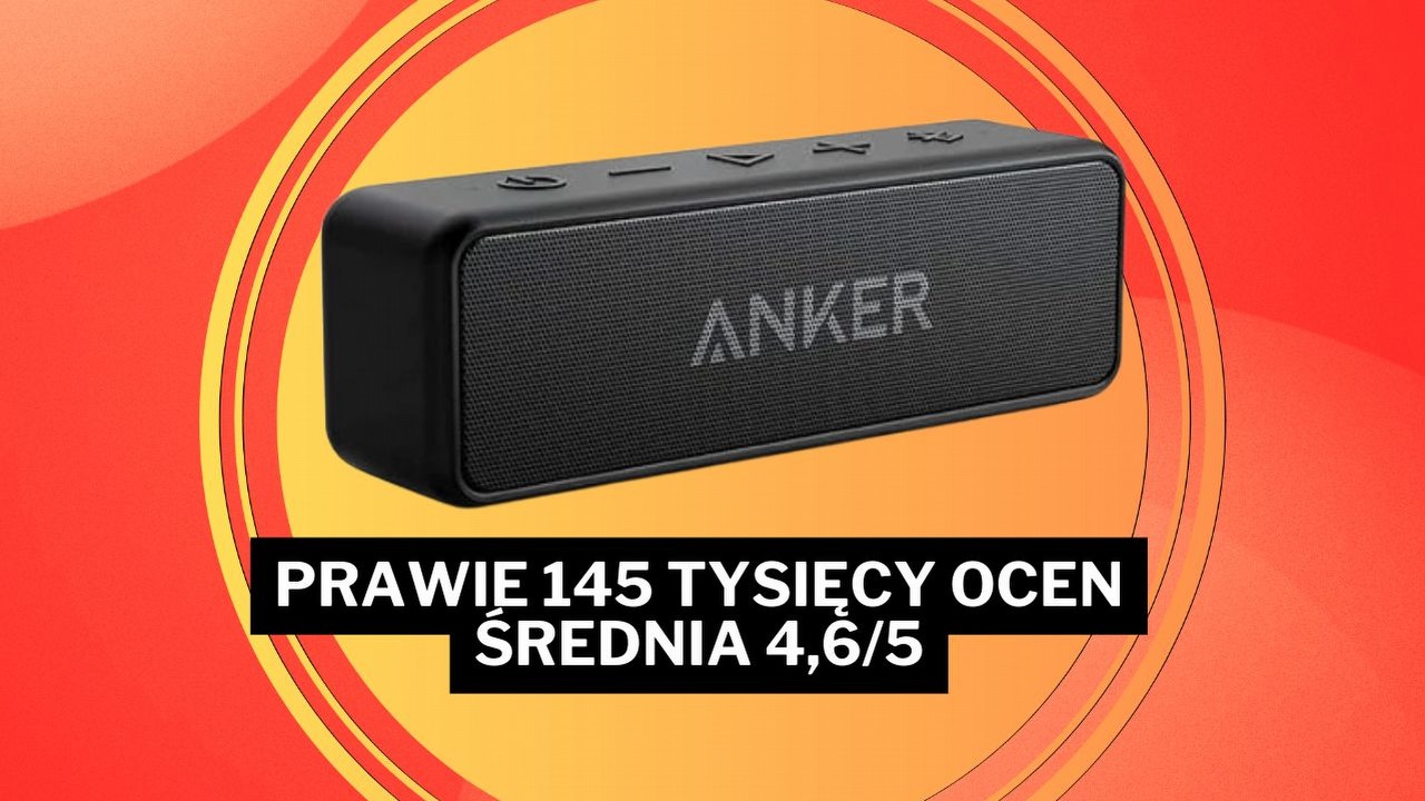 Anker robi to najlepiej? Ten głośnik tańszy od Sony i Bose ma świetny dźwięk i 24h baterii - teraz za około 100 zł.