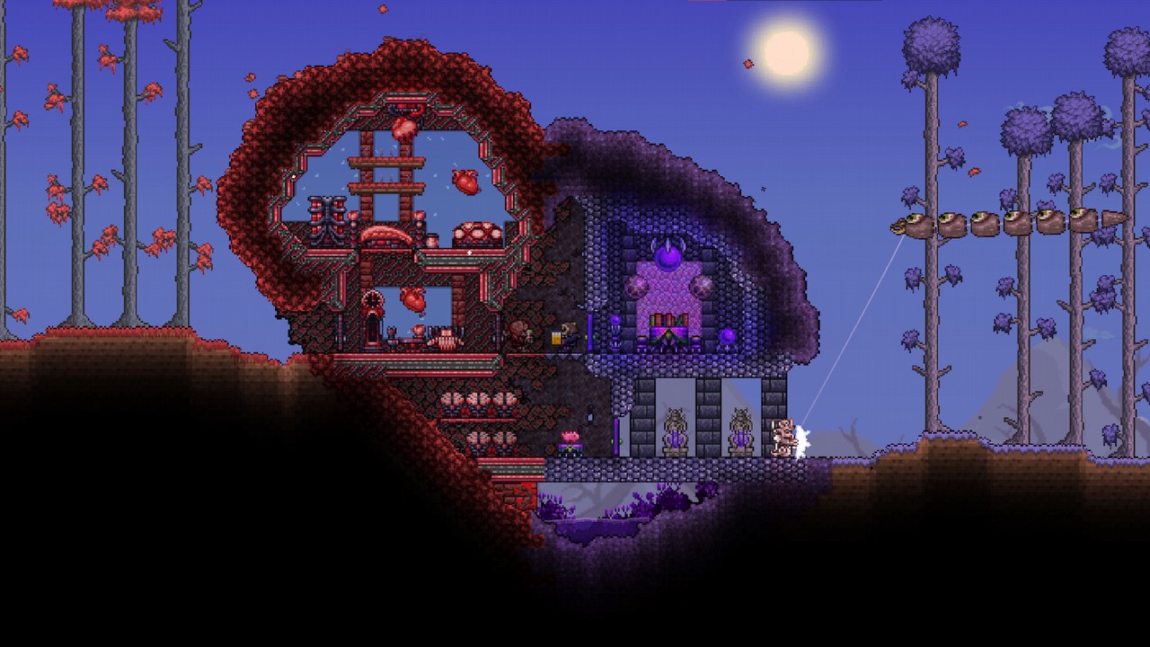 15-letni sandbox znów przyciągnął tłumy graczy. Ogromna aktualizacja 1.4.5 przypadła do gustu 97% fanów Terrarii, źródło grafiki: Re-Logic.