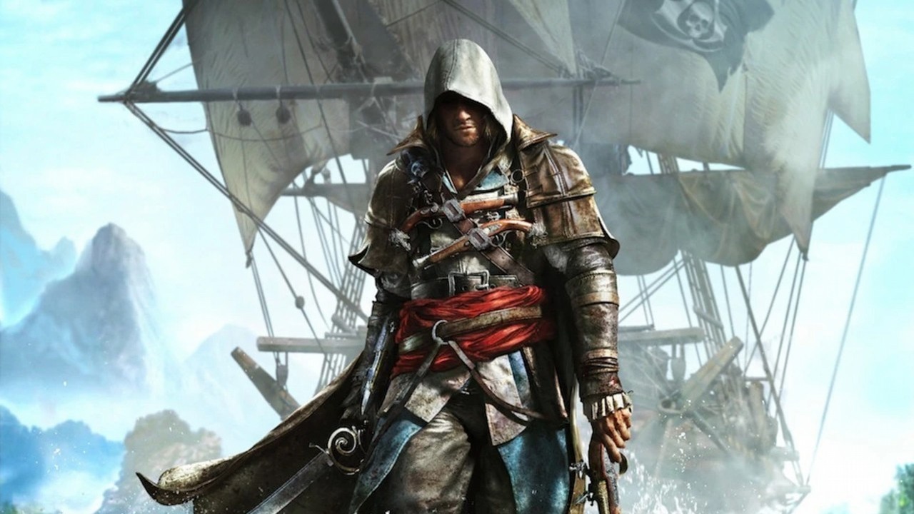 Edward Kenway na skrzyni złota. Znalezisko z Vinted ma rzucać nowe światło na premierę remake'u Assassin's Creed: Black Flag, źródło grafiki: Ubisoft.