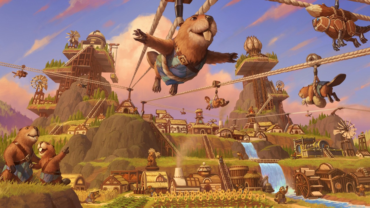 Po 4 latach polska postapokaliptyczna strategia o budowaniu miasta jest gotowa na ważny krok. 96% pozytywnych ocen na Steam potwierdza, że Timberbron zachwyciło graczy, źródło grafiki: Mechanistry.