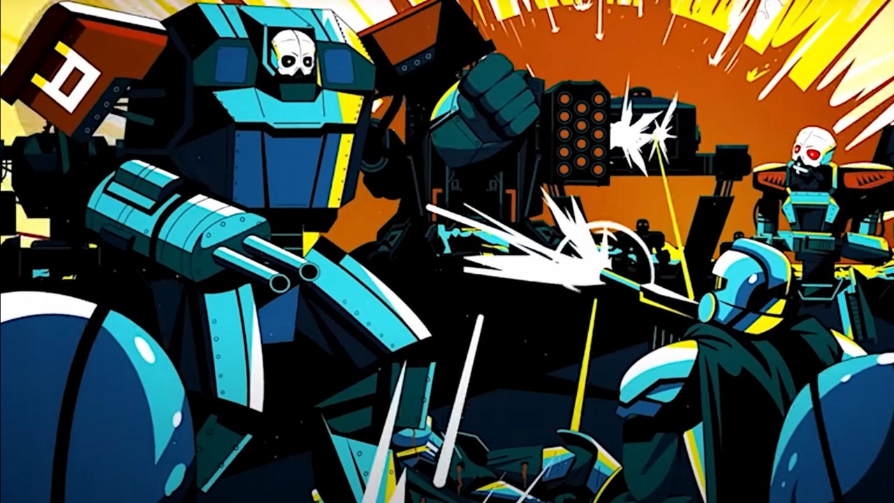 Automaty przejęły media Super Ziemi w Helldivers 2 i tworzą własną propagandę. Graczy zalewa przekaz robotów, źródło grafiki: Arrowhead Game Studios.