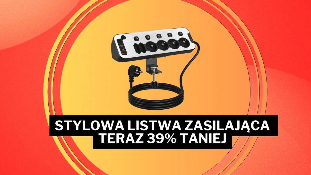 Szukałem najlepszej listwy zasilającej, znalazłem złoto. Koniec z plątaniną kabli i brakiem stylu za ok. 100 zł na Amazonie.