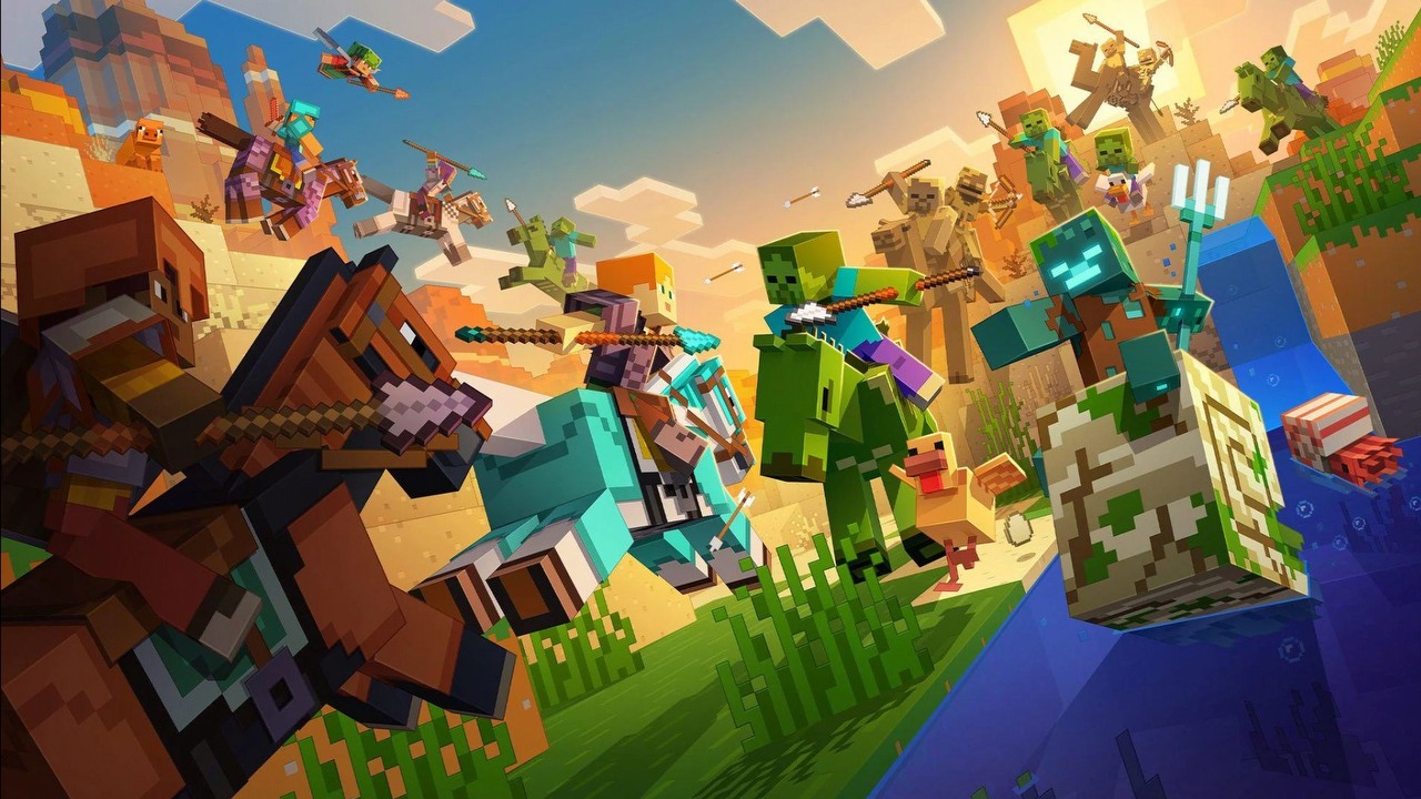 „To jaki jest sens bycia kreatywnym?” Fani AI stworzyli narzędzie do generowania budowli w Minecrafcie, a gracze nie rozumieją po co, źródło grafiki: Mojang Studios.