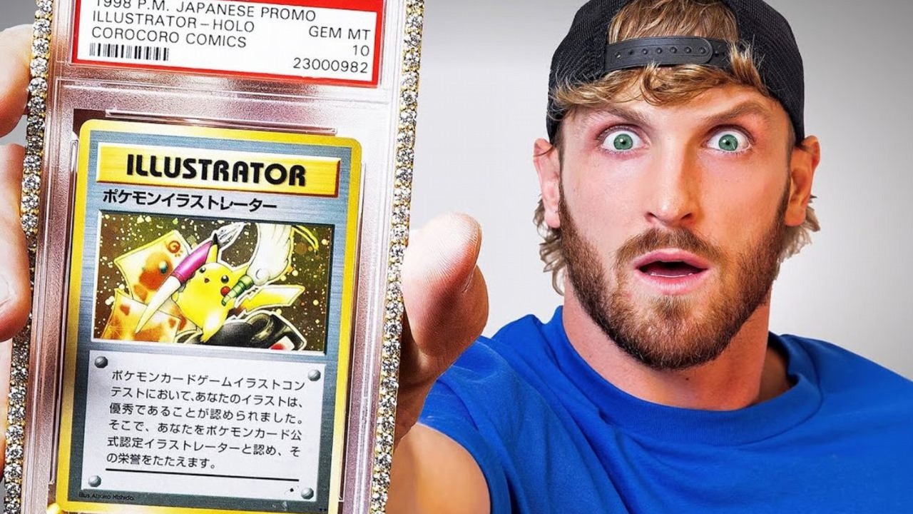 Kartę Pokemon sprzedano właśnie za ponad 16 milionów dolarów. To absolutnie najdroższa taka transakcja w historii, źródło grafiki: Logan Paul.