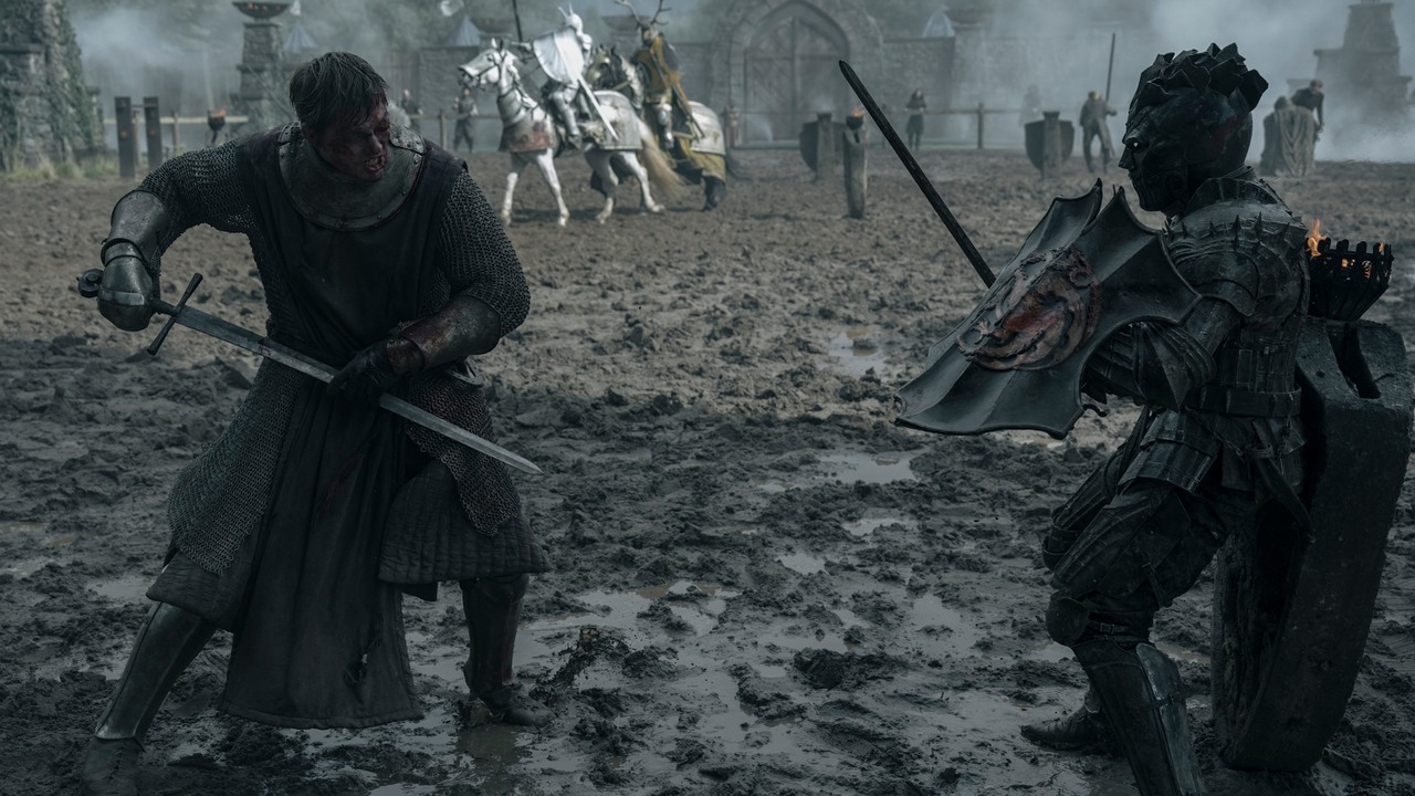 Przy 1/4 budżetu Rodu smoka stworzyli w Rycerzu siedmiu królestw „najbardziej kozacką” walkę. Twórca o tym, jak maskują ograniczenia finansowe, źródło grafiki: Rycerz siedmiu królestw, Ira Parker, HBO, 2026.