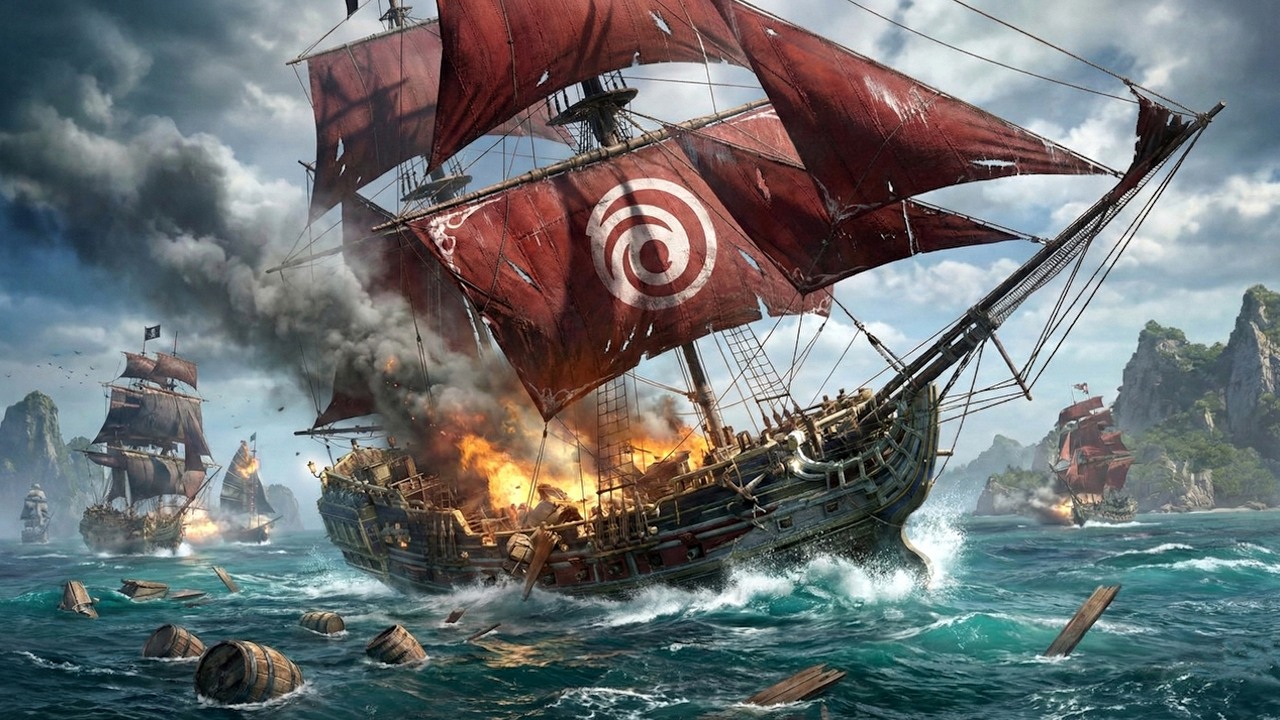 Twórca Assassin’s Creed i Far Cry jest pewien: wielki kryzys Ubisoftu to wina „drenażu talentów” i „niechęci do nowości”. Najlepiej widać to na grze przestarzałej o 14 lat, źródło grafiki: Google Gemini.