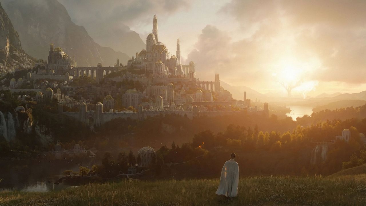 2 pierwsze odcinki Pierścieni Władzy obejrzysz za darmo. Rozwijający kultowe uniwersum serial fantasy, który pochłonął 1 mld dolarów, znajdziesz w Playerze, źródło grafiki: Pierścienie Władzy, J.D. Payne, Amazon, 2022.