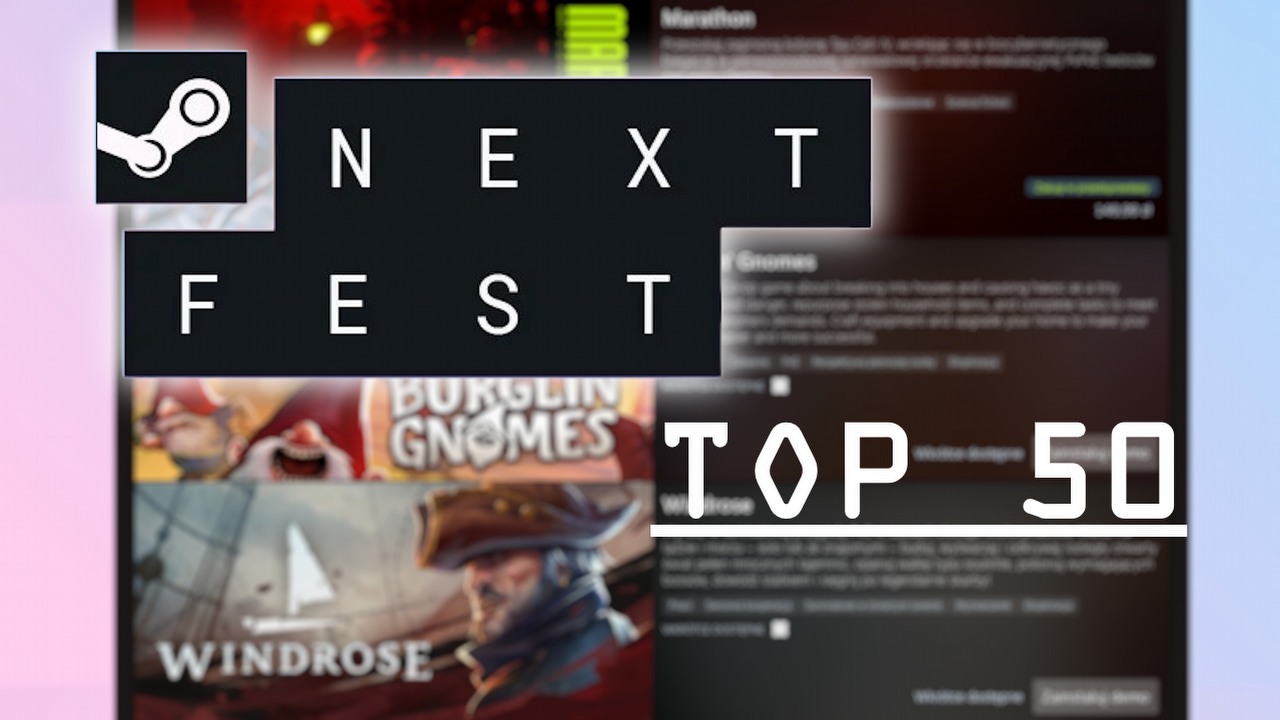 50 najpopularniejszych gier na Steam Next Fest. Rozstrzał gatunkowy wciąż dostępnych dem zaskakuje, źródło grafiki: Sony.