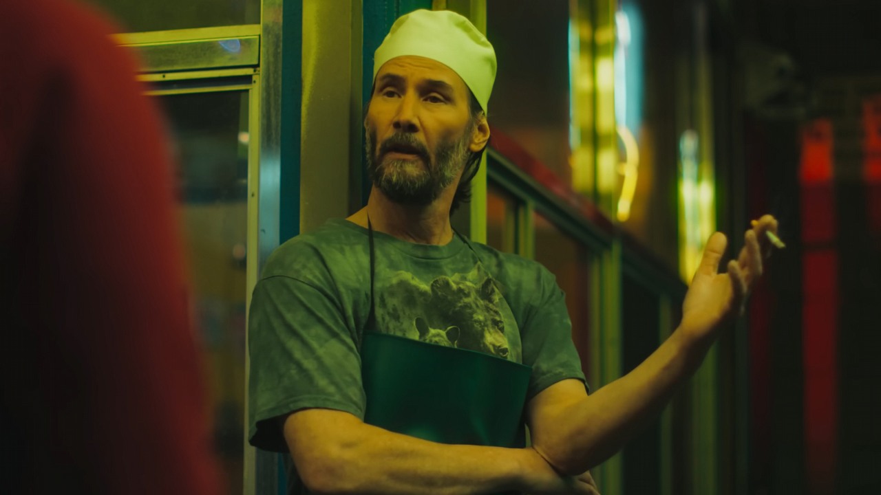 80% widzów poleca ten film fantasy z Keanu Reevesem i za 3 tygodnie będzie można obejrzeć go na Prime Video, źródło grafiki: Anioł stróż, Aziz Ansari, Lionsgate, 2025.