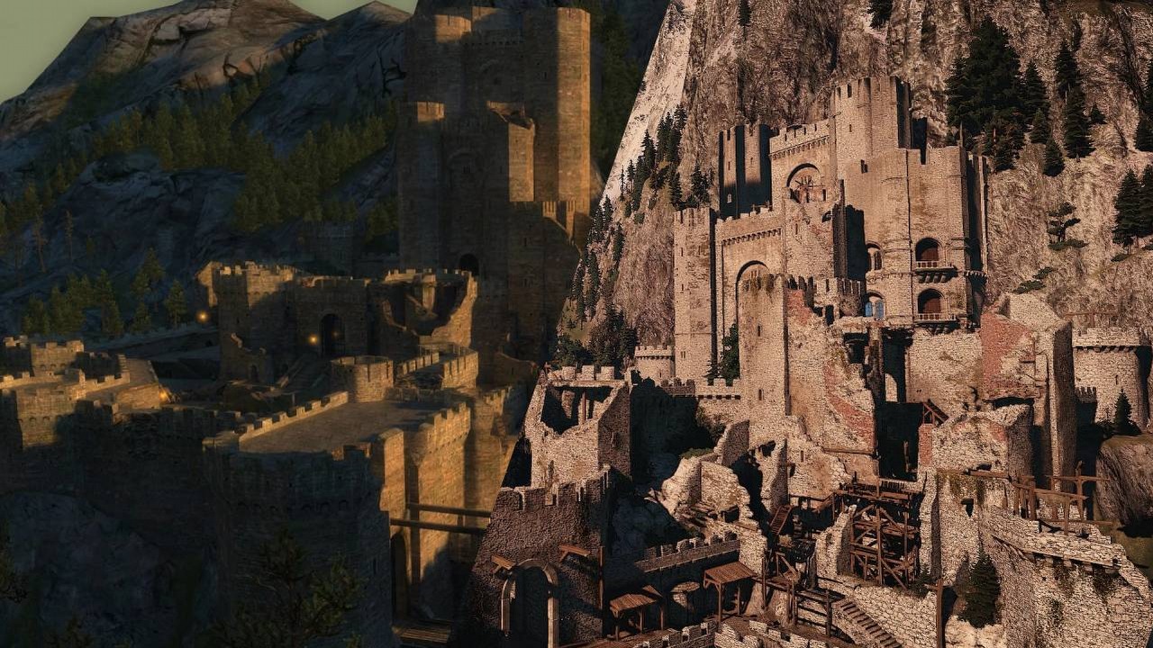 W Wiedźminie 3 możecie teraz odwiedzić rejony Kaer Morhen wprost z „jedynki”. Twórca zadbał nawet o easter eggi dla fanów pierwszej odsłony, źródło grafiki: CD Projekt Red.