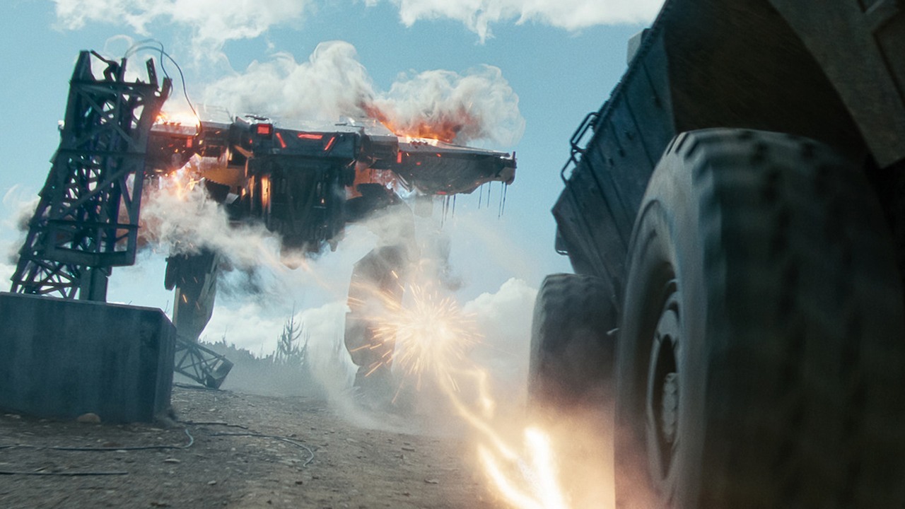 39 milionów wyświetleń w 3 dni. Pełen akcji film science fiction z jedną z najlepszych premier na Netflixie, źródło grafiki: Maszyna do zabijania, Patrick Hughes, Netflix, 2026.