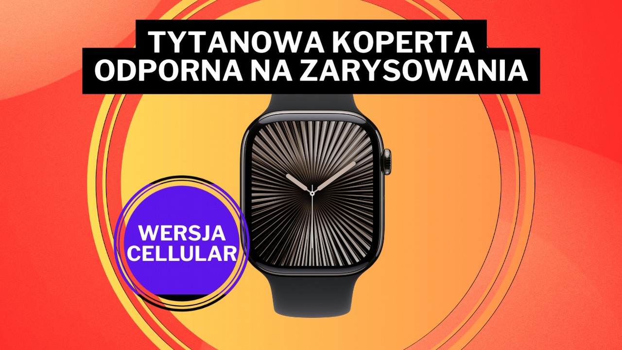 Ponad 1100 zł mniej za tytanowego Apple Watcha! Ogromna obniżka w Media Expert potrwa jeszcze 6 dni, źródło grafiki: Apple.