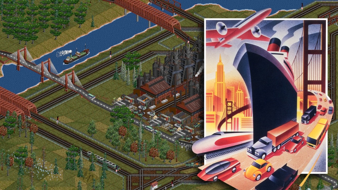 Po 32 latach na Steam trafiła jedna z najlepszych strategii o budowaniu w historii. Przez jedną rzecz od razu zrobiło się duże zamieszanie, źródło grafiki: OpenTTD / Atari.