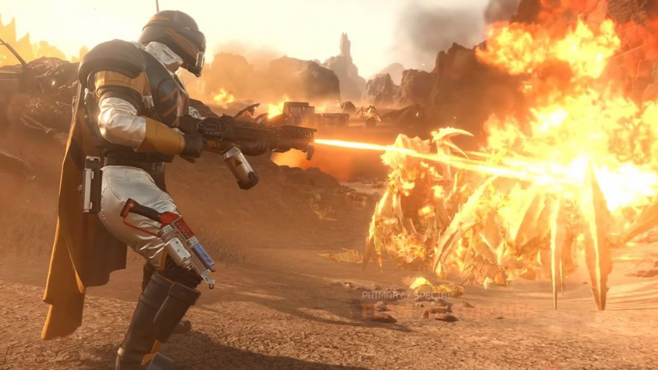 Twórcy Helldivers 2 wysłuchali błagania graczy. Po dwóch latach od premiery jeden rodzaj broni w końcu działa jak powinien, źródło grafiki: Arrowhead Game Studios.