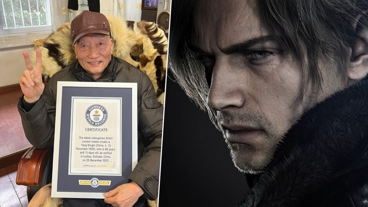 91-letni gracz właśnie przeszedł Resident Evil Requiem. W rozwiązywaniu łamigłówek pomagał sobie notatnikiem, źródło grafiki: Guinnesss World Record / Capcom.