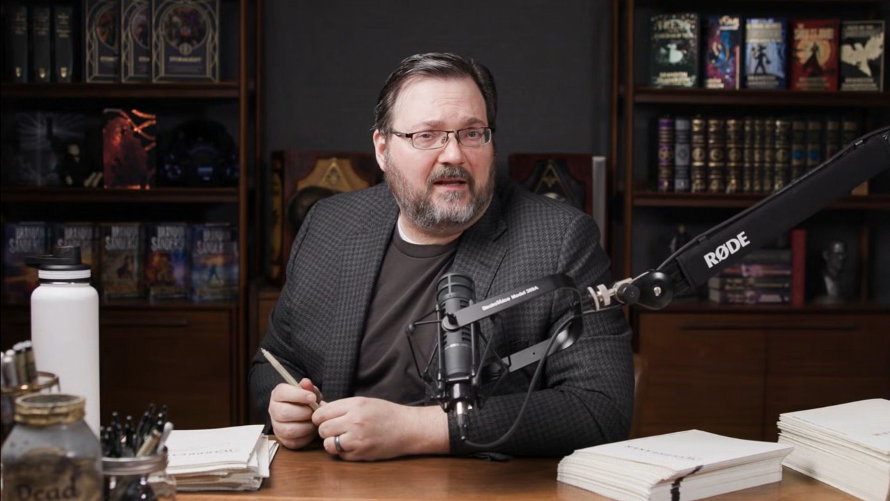 Brandon Sanderson sądzi, że filmy na bazie książek nie zawsze powinny być idealną powtórką oryginału. Jego tytułów też to dotyczy, źródło grafiki: Brandon Sanderson.