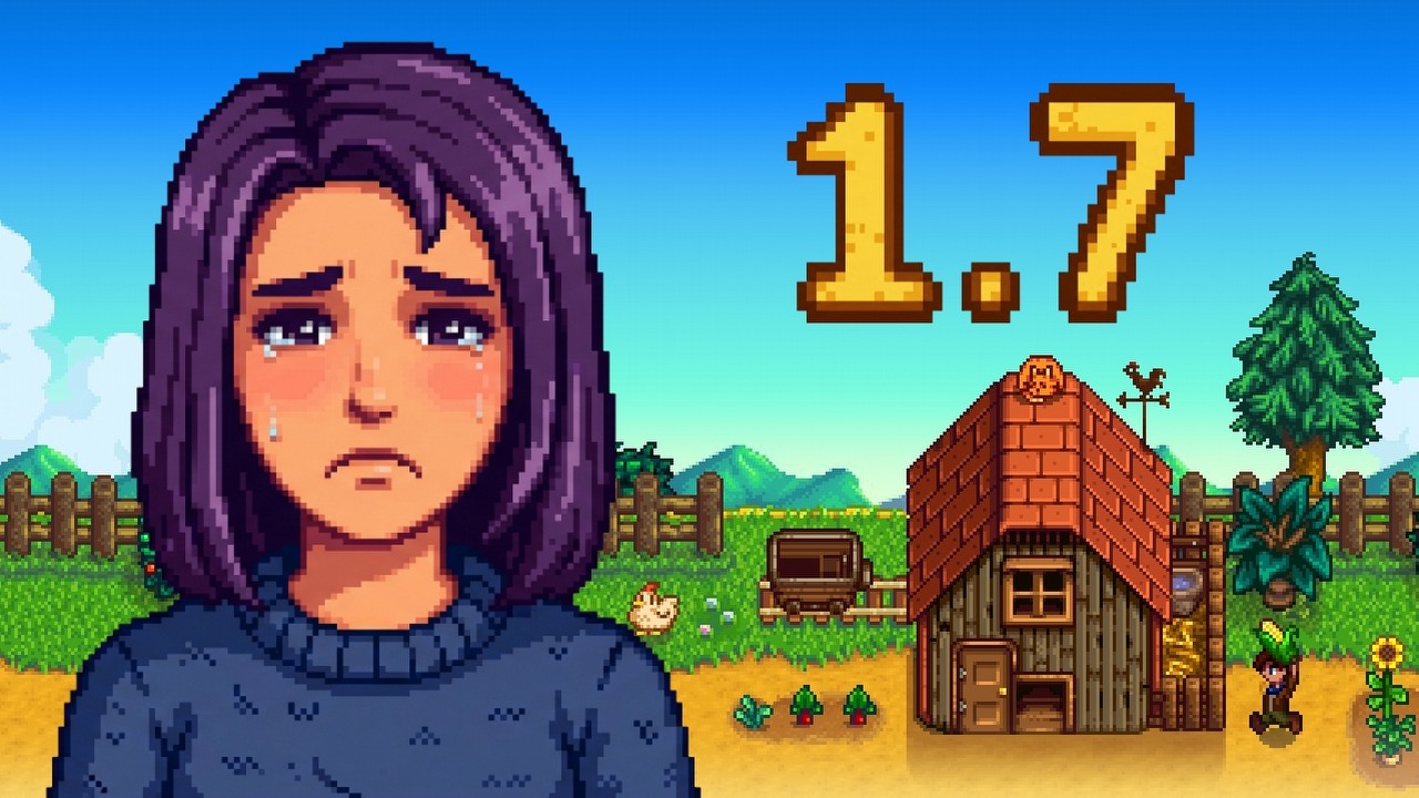 Twórca Stardew Valley stawia sprawę jasno: to wszystko kłamstwa. Gracze są mocno rozczarowani wersją 1.7, choć ta jeszcze nawet nie wyszła, źródło grafiki: Chucklefish / Google Gemini.