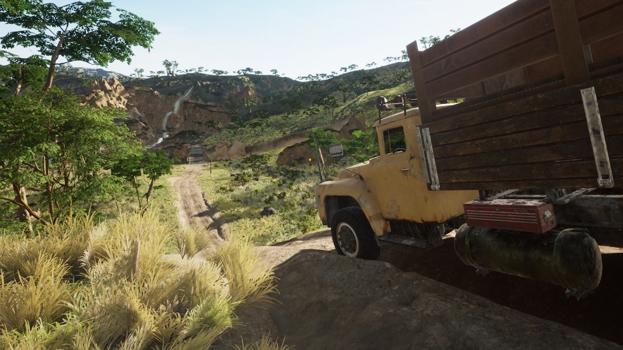 Nowy polski symulator ciężarówki wystawia nerwy graczy na próbę. Jeden błąd i utkniesz w błocie na długo, źródło grafiki: Atomic Jelly.