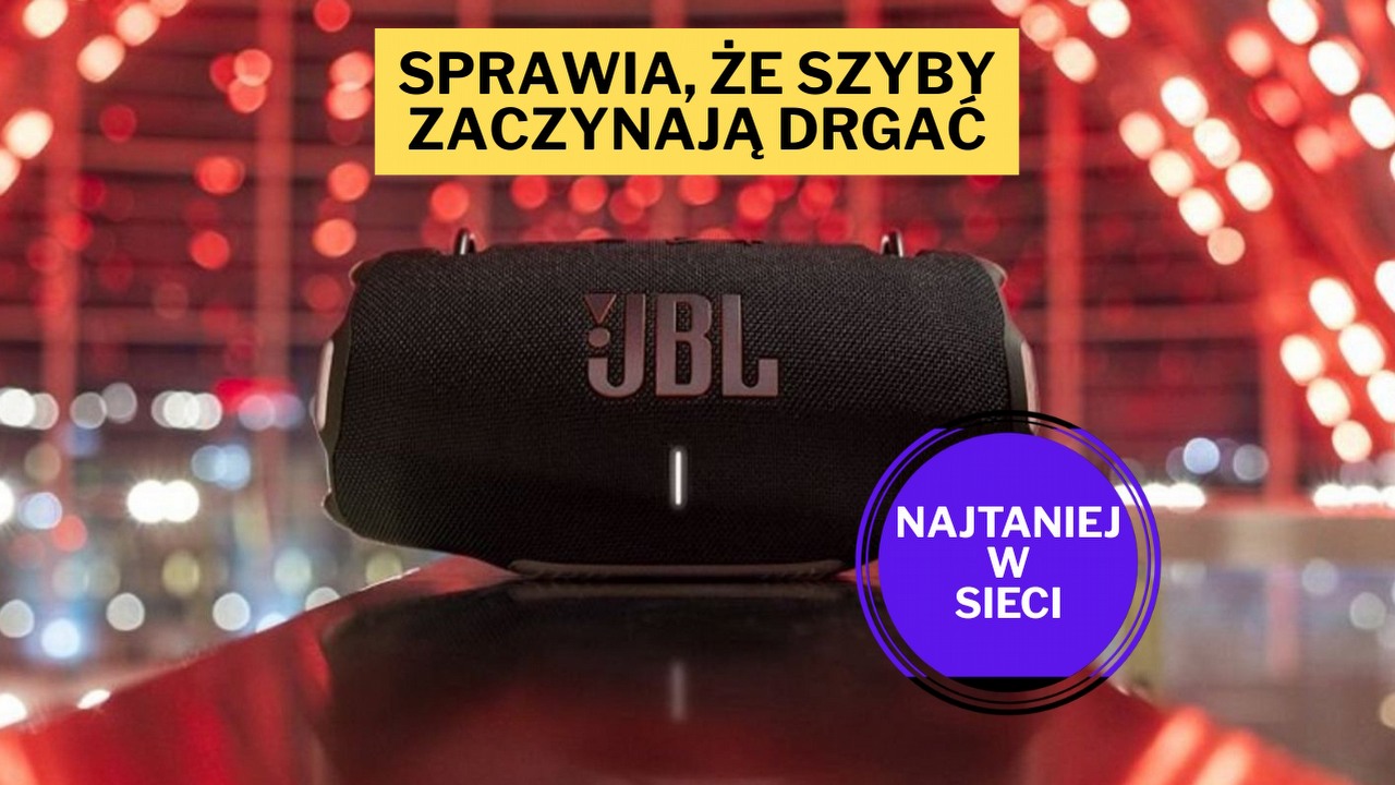 Ta promocja w Media Expert przejdzie do historii! 100-watowy głośnik JBL jeszcze nie był tak tani, źródło grafiki: JBL.