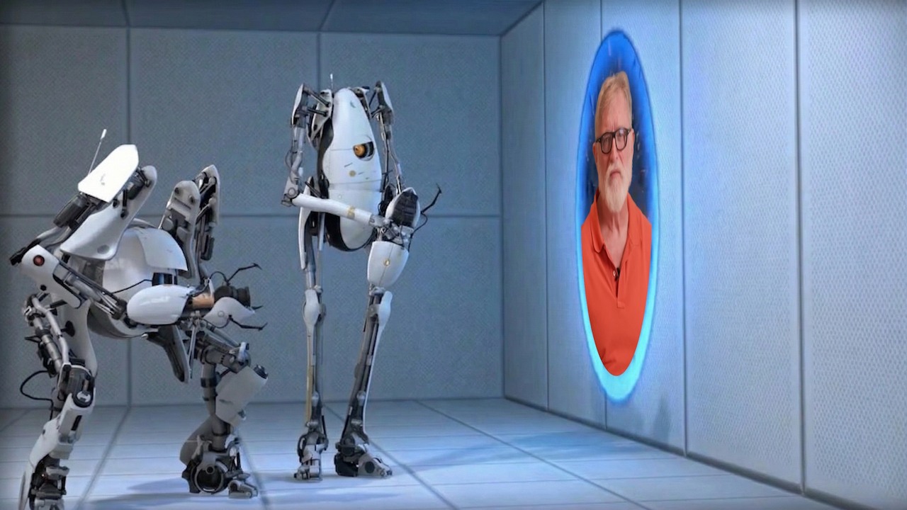 Gabe Newell usunął się w cień, bo nie mógł tworzyć gier w normalny sposób. Weteran Valve wyjaśnia trudną sytuację szefa Steam, źródło grafiki: Valve Corporation.