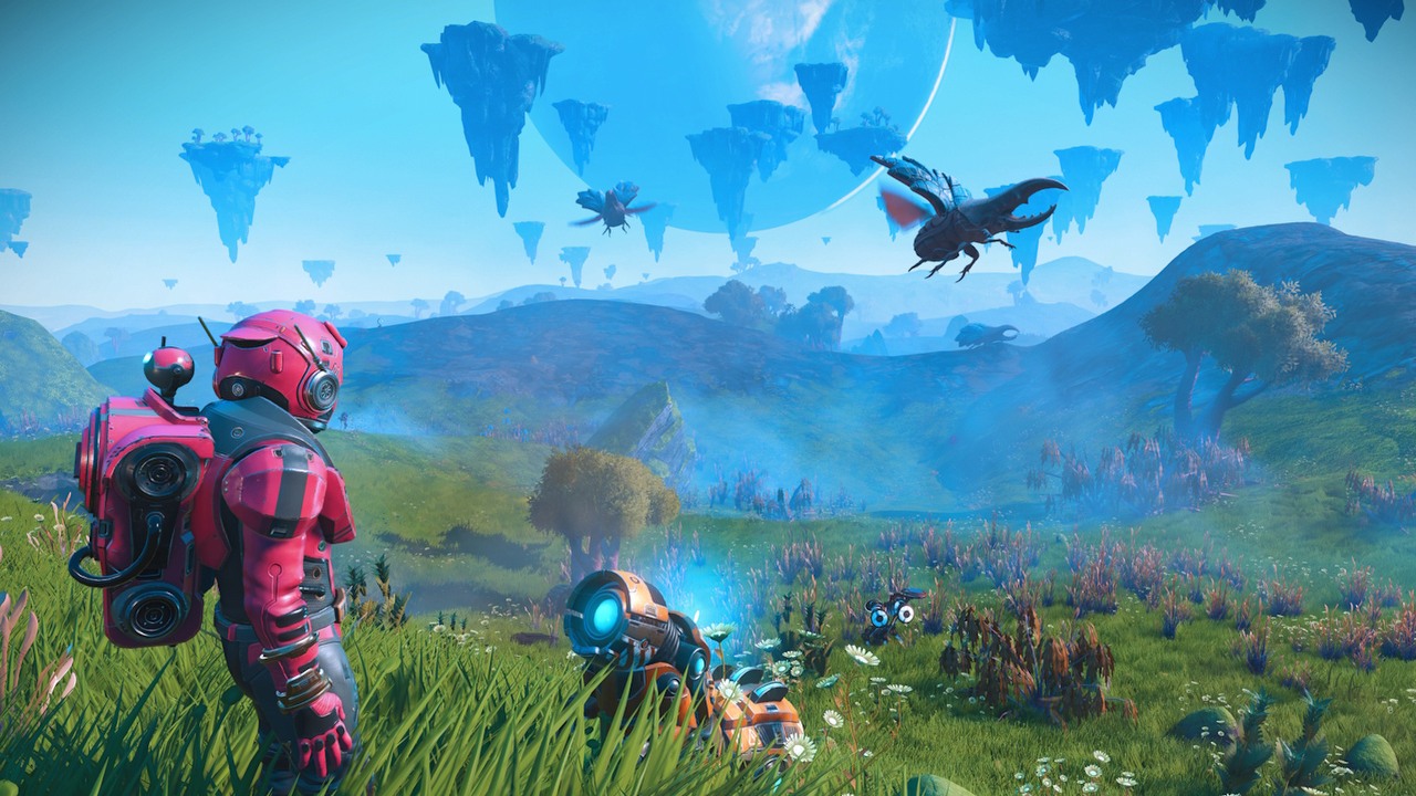 Odkrycia w No Man’s Sky nabrały nowego znaczenia. Xeno Arena zmienia sandboxa w kosmiczne Pokemony, źródło grafiki: Hello Games.