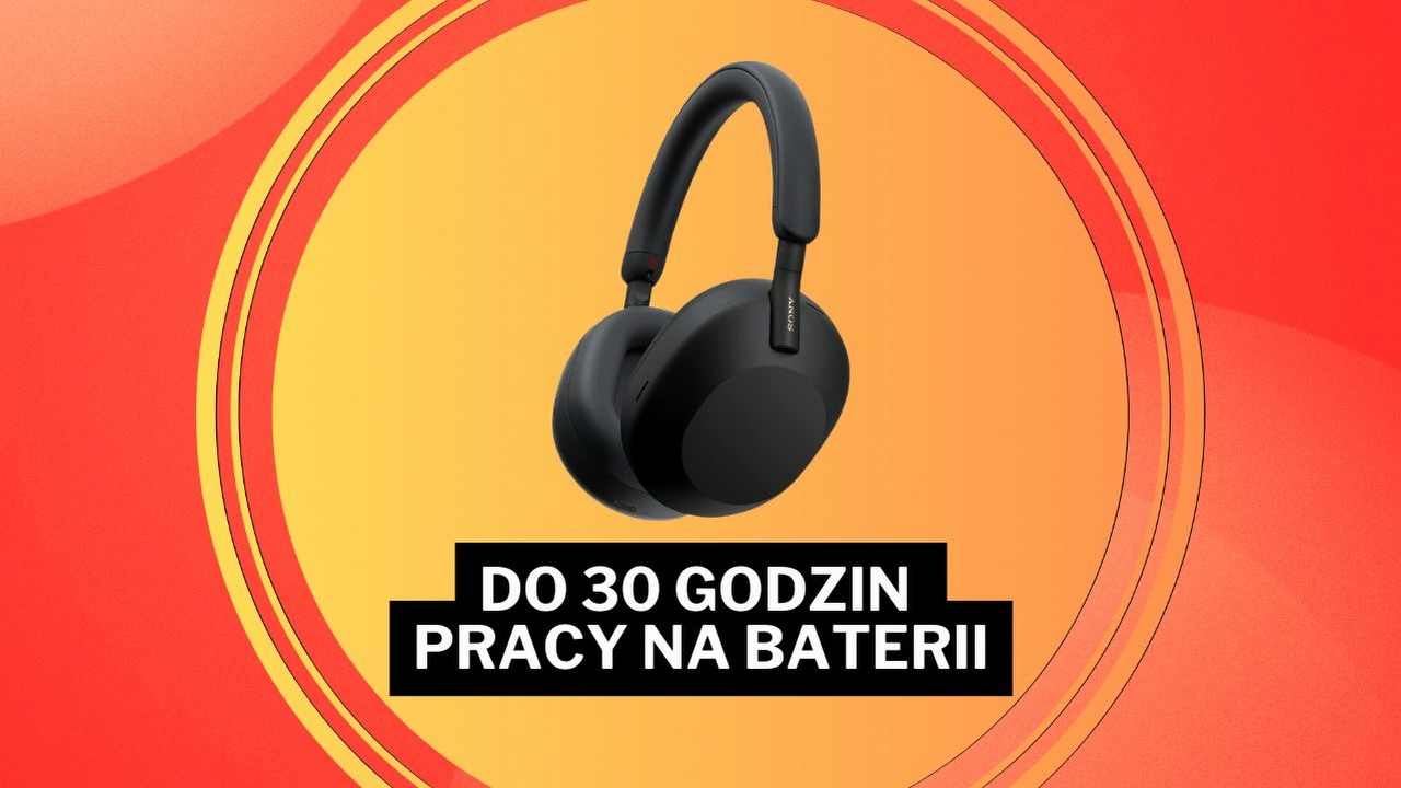 Ten model Sony to „prawdziwa uczta” dla uszu. Do 30 godzin pracy na baterii i „bogate brzmienie” - teraz najkorzystniej na Amazonie, źródło grafiki: Sony.