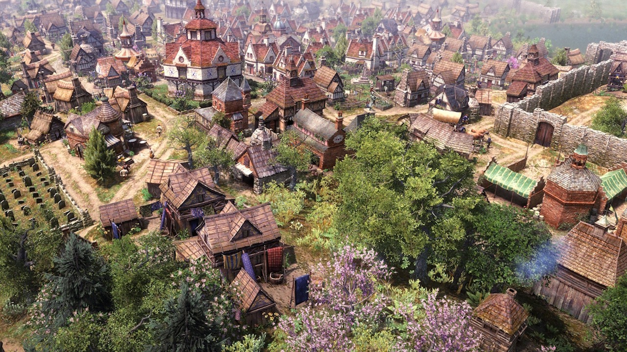 Największy rywal polskiego Manor Lords nie składa broni w walce średniowiecznych strategii o budowaniu miasta. Gracze Farthest Frontier wreszcie poczują się wolni, źródło grafiki: Crate Entertainment.